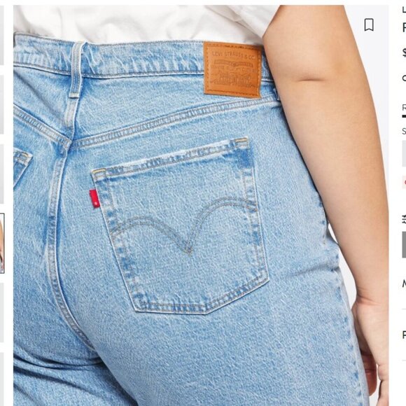 Levi's Ribcage Ankle Jeans - Picture 3 of 6